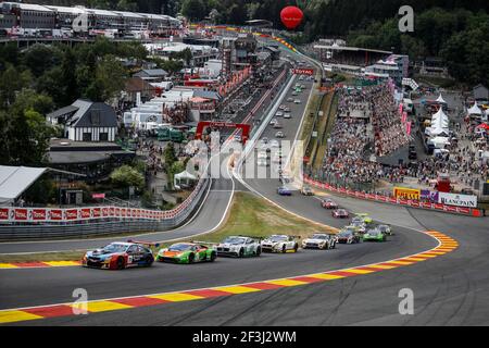 Début 34 Philipp Eng (deu), Tom Blomqvist (gbr), Christian Krognes (NOR), Walkenhorst Motorsport, BMW M6 GT3, Action pendant le championnat 2018 Blancpain Endurance Series 24 heures de Spa, du 25 au 29 juillet, Spa Francorchamps, Belgique - photo François Flamand / DPPI Banque D'Images