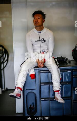 CHENG David (chn), équipe Jackie Chan DC Racing, portrait lors des épreuves de 24 heures du Mans 2018 et séance de qualification du 13 au 14 juin sur le circuit du Mans, France - photo: Xavi Bonilla / DPPI Banque D'Images