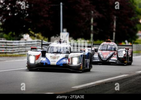 35 SHAITAR Victor (rus), NEWEY Harrison (gbr), OTAN Norman (fra), Dallara P217 Gibson Team SMP Racing, action pendant la course 2018 heures du Mans 24, du 16 au 17 juin sur le circuit du Mans, France - photo Jean Michel le Meur / DPPI Banque D'Images