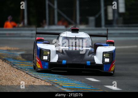 35 SHAITAR Victor (rus), NEWEY Harrison (gbr), OTAN Norman (fra), Dallara P217 Gibson team SMP Racing, action pendant la journée d'24 essai de 2018 heures du Mans, le 3 juin au circuit du Mans, France - photo Antonin Vincent / DPPI Banque D'Images