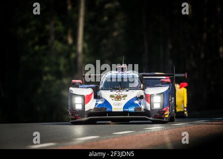 35 SHAITAR Victor (rus), NEWEY Harrison (gbr), OTAN Norman (fra), Dallara P217 Gibson team SMP Racing, action pendant les 2018 le Mans 24 heures tests et session de qualification du 13 au 14 juin au circuit du Mans, France - photo Antonin Vincent / DPPI Banque D'Images