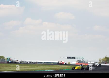 01 FEWTRELL Maw (gbr), FR 2.0 Eurocup Renault Team R-Ace GP, action pendant, 2018 Eurocup Formula Renault 2.0, à Silverstone, Grande-Bretagne, du 18 au 20 mai - photo Antonin Vincent / DPPI Banque D'Images