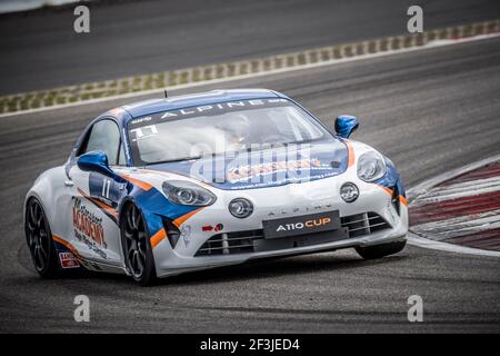 11 NOEL Sylvain (fra), Alpine A 110 Europa Cup Team Racing Technology, action pendant la coupe Alpine Europa 2018 à Nurburgring, Allemagne, du 22 au 23 juin - photo Gregory Lenormand / DPPI Banque D'Images