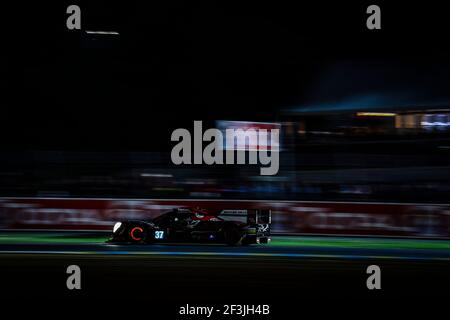 37 JAAFAR Jazeman (mys), TAN Weiron (mys), JEFFRI Nabil (mys), Oreca 07 Gibson team Jackie Chan DC, action pendant la course 2018 le Mans 24 heures, du 16 au 17 juin sur le circuit du Mans, France - photo Frederic le Floc'h / DPPI Banque D'Images