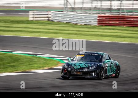 69 HURGON Laurent (FRA), AUTOSPORT GP-PATRICK ROGER, action lors de la coupe Alpine Europa 2018 à Silverstone, Grande-Bretagne, du 31 août au 2 septembre - photo Clément Luck / DPPI Banque D'Images