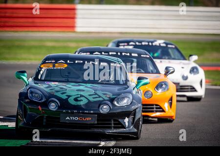 69 HURGON Laurent (FRA), AUTOSPORT GP-PATRICK ROGER, action lors de la coupe Alpine Europa 2018 à Silverstone, Grande-Bretagne, du 31 août au 2 septembre - photo Clément Luck / DPPI Banque D'Images
