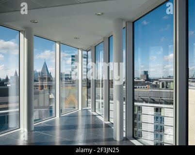 Intérieur de l'espace de bureau au 3 place Piccadilly, Manchester, Greater Manchester. Banque D'Images