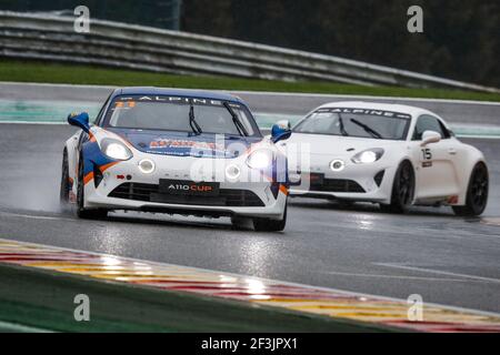 11 NOEL Sylvain (fra), Alpine A 110 Europa Cup Team Racing Technology, action lors de la coupe Alpine Europa 2018 au Spa Francorchamps, Belgique, du 21 au 23 septembre - photo Florent Gooden / DPPI Banque D'Images