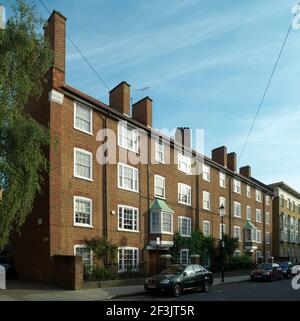 L'extérieur du logement social, Hayne House, Londres Banque D'Images