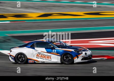 11 NOEL Sylvain (fra), Alpine A 110 Europa Cup Team Racing Technology, action lors de la coupe Alpine Europa 2018 à Barcelone, Espagne, du 19 au 21 octobre - photo Jean Michel le Meur / DPPI Banque D'Images