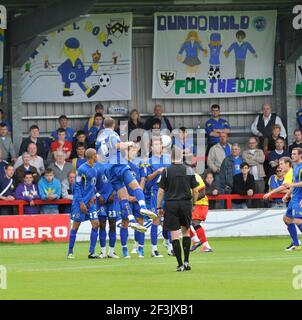 PHOTO DE AFC WIMBLEDON V WATFORD. 23/7/2011. PHOTO DAVID ASHDOWN Banque D'Images