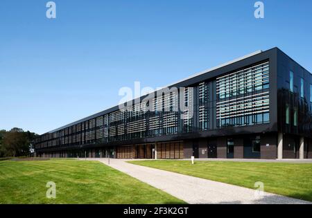 Extérieur de l'Université de l'Ouest de l'Écosse (UWS) Ayr Campus. Banque D'Images