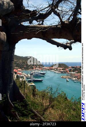 PAYSAGES MARINS - CARAÏBES ORIENTALES - 2005 - PHOTO : GARY BLAKE PHOTOMARINE / DPPI SAINT BARTH - GUSTAVIA Banque D'Images