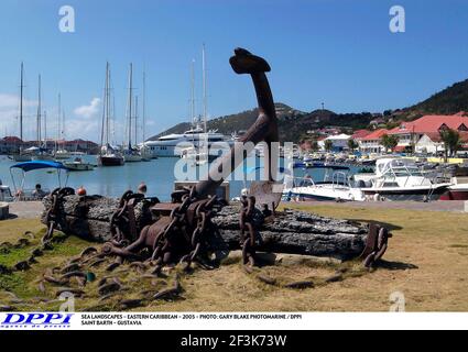 PAYSAGES MARINS - CARAÏBES ORIENTALES - 2005 - PHOTO : GARY BLAKE PHOTOMARINE / DPPI SAINT BARTH - GUSTAVIA Banque D'Images