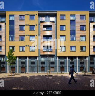 UNIS James Leicester Halls, Londres. Nouvel hébergement pour les étudiants sur la route Holloway à Londres Banque D'Images