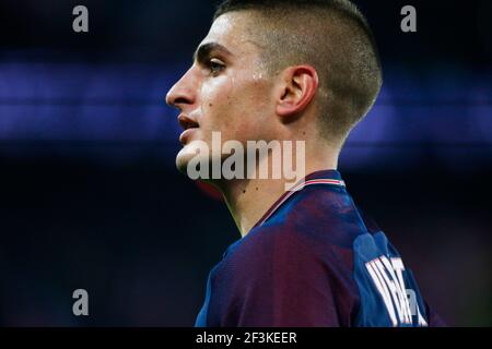 Marco Verratti du PSG lors du championnat de France Ligue 1 de football entre Paris Saint-Germain et le FC Nantes le 18 novembre 2017 au stade du Parc des Princes à Paris, France - photo Geoffroy Van Der Hasselt / DPPI Banque D'Images