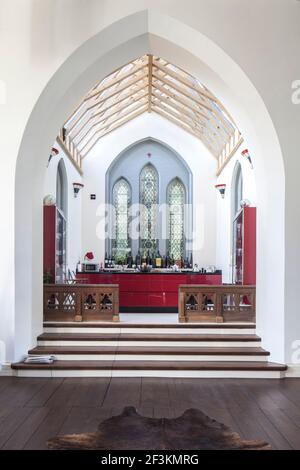 Eglise Saint Johns, route St Johns, Uxbridge. Voûte de cuisine interne Banque D'Images