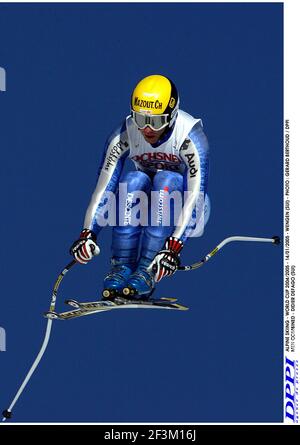 SKI ALPIN - COUPE DU MONDE 2004/2005 - 14/01/2005 - WENGEN (SUI) - PHOTO : GERARD BERTHOUD / DPPI HOMMES COMBINÉS - DIDIER DEFAGO (SUI) Banque D'Images