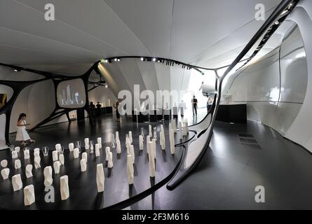 Pavillon Chanel, cour de l'Institut du monde arabe à Paris, France, 2011 Banque D'Images