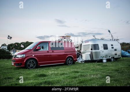 Busfest Vanfest Great Malvern en Angleterre Banque D'Images