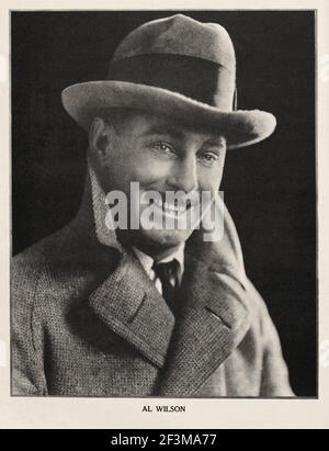 Al Wilson (né Albert Peter Wilson, 1895 – 1932) est un acteur, producteur et pilote américain de stunt. Il est né à Harrodsburg, Kentucky et est mort Banque D'Images