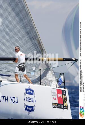 VOILE - 07 BREITLING MEDCUP - COPA DEL REY - PALMA DE MAJORQUE (ESP) - 30/07/2007 AU 04/08/2007 PHOTO : HEINRICH HECHT / DPPI VALORS (RUS) Banque D'Images