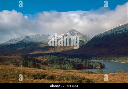 Glen Affric à la fin de l'automne, en Écosse Banque D'Images