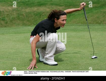 GOLF - TROPHÉE SPORT PASSION 2008 - FEUCHEROLLES (FRA) - 15/05/2008 - PHOTO IGOR MEIJER / DPPI FANNY SACHEL (FRA) Banque D'Images