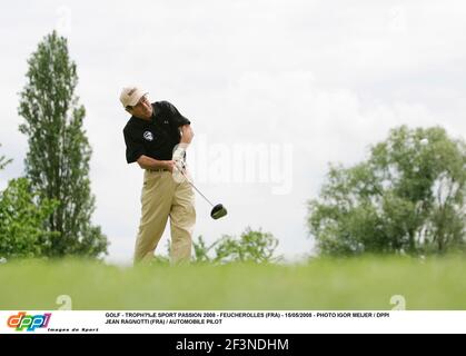 GOLF - TROPHÉE SPORT PASSION 2008 - FEUCHEROLLES (FRA) - 15/05/2008 - PHOTO IGOR MEIJER / DPPI JEAN RAGNOTTI (FRA) / PILOTE AUTOMOBILE Banque D'Images