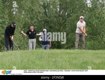 GOLF - TROPHÉE SPORT PASSION 2008 - FEUCHEROLLES (FRA) - 15/05/2008 - PHOTO IGOR MEIJER / DPPI DAVID GINOLA (FRA) / FOOTBALL Banque D'Images