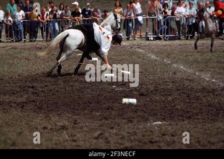 CHAMPIONNAT DU MONDE 97 970706 LAMOTTE-BEUVRON (FRANCE) PHOTO: IGOR MEIJER/DPPI JOUEUR ALLEMAND Banque D'Images