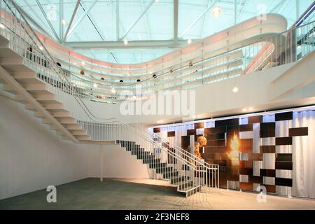 Lorcan O'Herlihy Architects et Kanner Architects Performance Motion Capture Studio, Bay Area, CA. Bibliothèque de matériaux. Banque D'Images