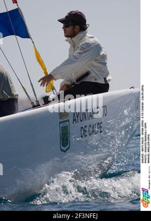 VOILE - COURSE DE MATC - ESPAGNE OUVERT - 8 AU 12/04/08 - CALPE (SPA) PHOTO : IGNACIO BAAIXAULI / DPPI MANUEL WEILLER (SPA) Banque D'Images