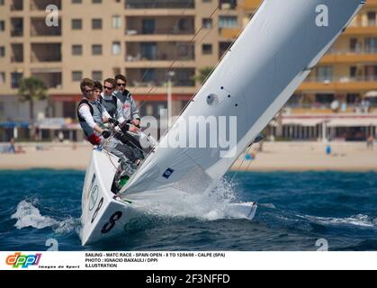 VOILE - COURSE MATC - ESPAGNE OUVERT - 8 AU 12/04/08 - CALPE (SPA) PHOTO : IGNACIO BAAIXAULI / ILLUSTRATION DPPI Banque D'Images