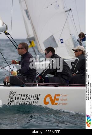 VOILE - COURSE DE MATC - ESPAGNE OUVERT - 8 AU 12/04/08 - CALPE (SPA) PHOTO : IGNACIO BAAIXAULI / DPPI TORVAR MIRSKY (AUS) Banque D'Images