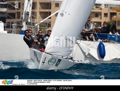 VOILE - COURSE MATC - ESPAGNE OUVERT - 8 AU 12/04/08 - CALPE (SPA) PHOTO : IGNACIO BAAIXAULI / ILLUSTRATION DPPI Banque D'Images