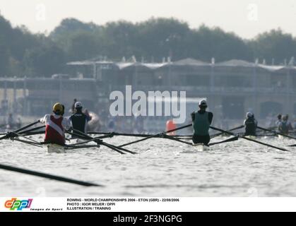 AVIRON - CHAMPIONNATS DU MONDE 2006 - ETON (GBR) - 22/08/2006 PHOTO : IGOR MEIJER / DPPI ILLUSTRATION / ENTRAÎNEMENT Banque D'Images