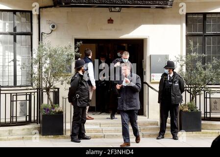 Vue d'ensemble de l'hôpital King Edward où le Prince Royal Philip britannique a été hospitalisé pour une infection. Crédit : PatPhoto/ Alamy News Banque D'Images