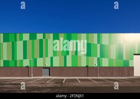 Sporthouse, stade sportif de Mayesbrook Park, Dagenham. Banque D'Images