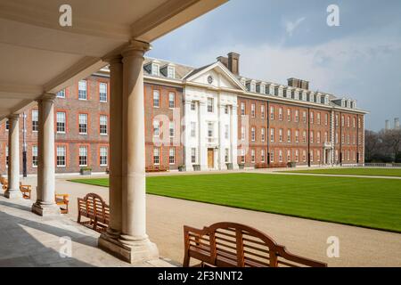 Royal Hospital Chelsea, Long Ward remise à neuf. Banque D'Images