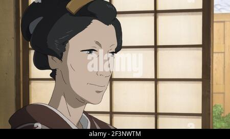 Mlle Hokusai Sarusuberi : Mlle Hokusai Année : 2015 Réalisateur : Keiichi Hara Japon Animation Banque D'Images