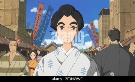 Mlle Hokusai Sarusuberi : Mlle Hokusai Année : 2015 Réalisateur : Keiichi Hara Japon Animation Banque D'Images