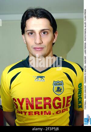 FOOTBALL - MISCS 2006/2007 - FORMATION FC NANTES - 14/02/2007 - LUIGI PIERONI - PHOTO PASCAL ALLEE / FLASH PRESS Banque D'Images