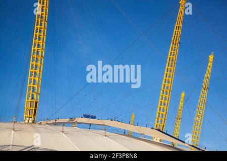 Skywalk, 02 Arena, Greenwich, Londres Banque D'Images