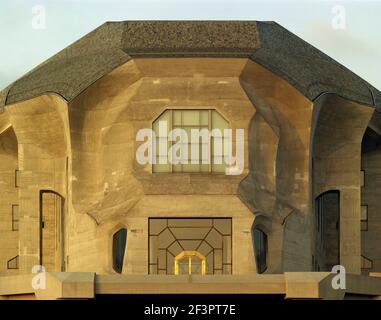 Goethesanum in Dornach, Schweiz,Außenansicht/Detail,Rudolf Steiner, 1928 Banque D'Images