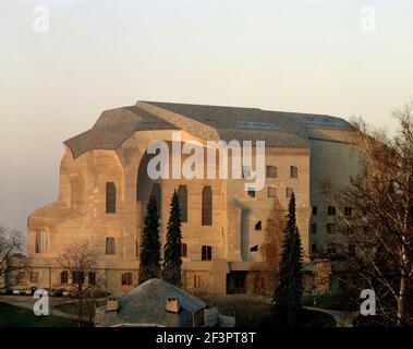 Goethesanum in Dornach, Schweiz,Außenansicht/Gesamt,Rudolf Steiner, 1928 Banque D'Images