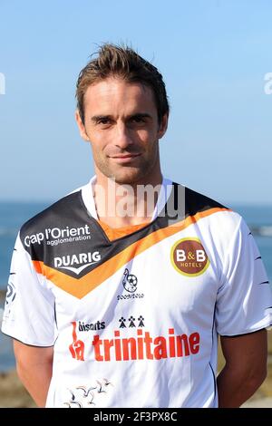 FOOTBALL - CHAMPIONNAT DE FRANCE 2009/2010 - L1 - FC LORIENT PRÉSENTATION - 4/10/2009 - PHOTO PASCAL ALLEE / FLASH PRESS - LIONEL CAPONE Banque D'Images