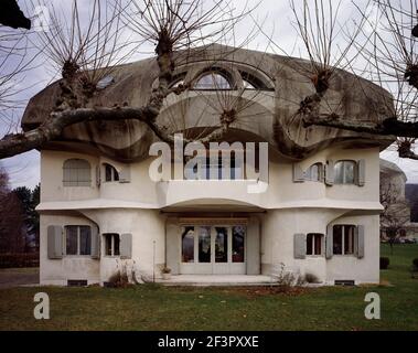 Goethesanum in Dornach, Schweiz, Haus Duldeck, 1915-16, Rudolf Steiner, 1928 Banque D'Images