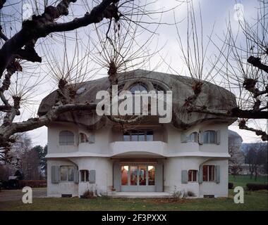 Goethesanum in Dornach, Schweiz, Haus Duldeck, 1915-16, Rudolf Steiner, 1928 Banque D'Images