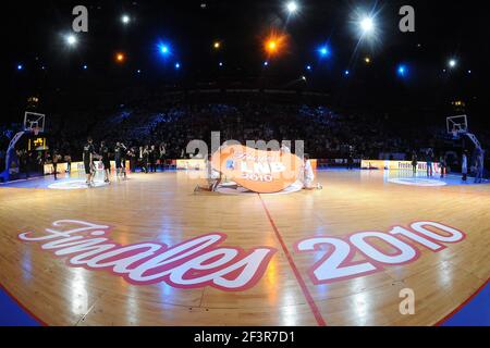 BASKET-BALL - JEU DE CHAMPIONNAT FRANÇAIS OFF FINAL PRO B 2010 - PAU LACQ ORTHEZ V LIMOGES - PARIS/BERCY (FRA) - 13/06/2010 - PHOTO : PASCAL ALLEE / SPORTS CHAUDS / DPPI - ILLUSTRATION Banque D'Images